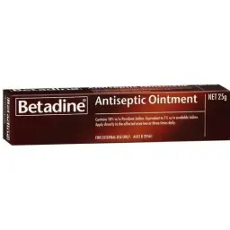 Betadine Ointment 25 g tube 5 %