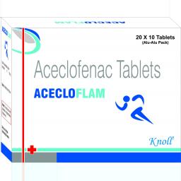 Acecloflam 100 mg  - Aceclofenac - Knoll Healthcare Pvt. Ltd.