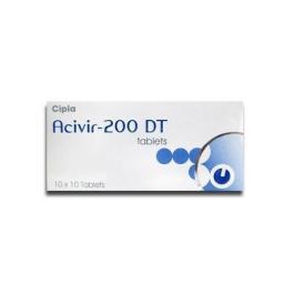 Acivir DT 200 mg - Acyclovir - Cipla, India