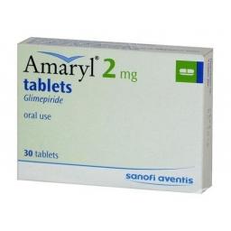 Amaryl 2 mg  - Glimeperide - Sanofi Aventis