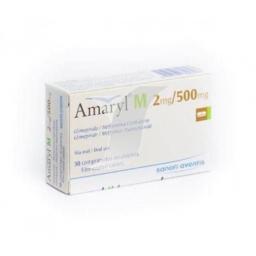Amaryl M 2/ 500 mg  - Glimeperide - Sanofi Aventis