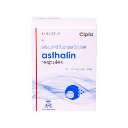 Asthalin Respule 2.5 mg  - Salbutamol - Cipla, India