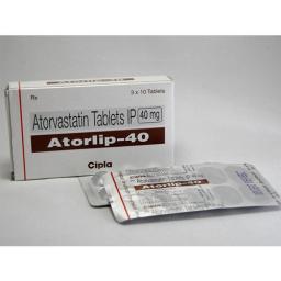 Atorlip 40 mg  - Atorvastatin - Cipla, India
