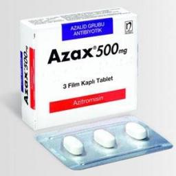 Azax 500 mg  - Azithromycin - Ranbaxy, India