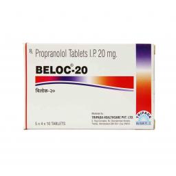 Beloc 20 mg  - Propranolol - Tripada Healthcare Pvt. Ltd.