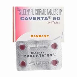 Caverta 50 mg - Sildenafil Citrate - Ranbaxy, India