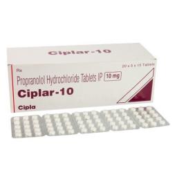 Ciplar 10 mg  - Propranolol - Cipla, India