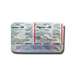 Ciplar 40 mg  - Propranolol - Cipla, India