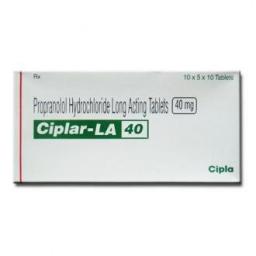 Ciplar LA 40 mg  - Propranolol - Cipla, India