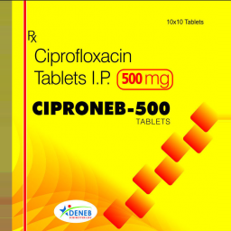 Ciproneb 500 mg  - Ciprofloxacin - Deneb Healthcare Pvt. Ltd.