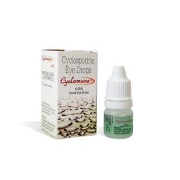 Cyclomune eye drops 0.05% - Cyclosporine - Sun Pharma, India