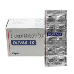 Dilvas 10 mg  - Enalapril - Cipla, India