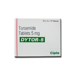 Dytor 5 mg  - Torsemide - Cipla, India