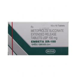 Embeta XR 100 mg  - Metoprolol - Intas Pharmaceuticals Ltd.