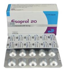 Esoprol 20 mg  - Esomeprazole - Johnlee Pharmaceutical Pvt. Ltd.