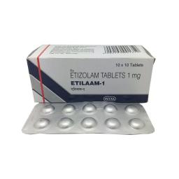 Etilaam 1 mg - Etizolam - Intas Pharmaceuticals, India