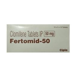 Fertomid 50 mg - Clomiphene - Cipla, India