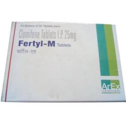 Fertyl-M 25 mg - Clomiphene - Ar-Ex Laboratories Pvt. Ltd.