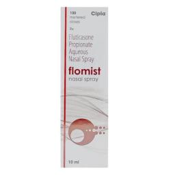 Flomist Nasal Spray 10 ml 100MD 0.05 %  - Fluticasone Propionate - Cipla, India