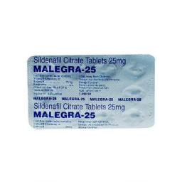 Malegra 25 mg  - Sildenafil Citrate - Sunrise Remedies