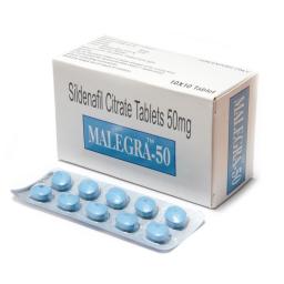 Malegra 50 mg  - Sildenafil Citrate - Sunrise Remedies