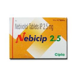 Nebicip 2.5 mg  - Nebivolol - Cipla, India