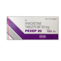 Pexep 20 mg  - Paroxetine - Intas Pharmaceuticals Ltd.