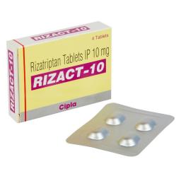 Rizact 10 mg - Rizatriptan - Cipla, India