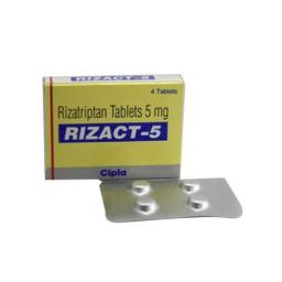 Rizact 5 mg  - Rizatriptan - Cipla, India