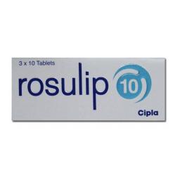 Rosulip 10 mg  - Rosuvastatin - Cipla, India