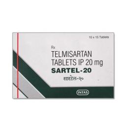 Sartel 20 mg  - Telmisartan - Intas Pharmaceuticals Ltd.