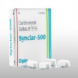 Synclar 500 mg  - Clarithromycin - Cipla, India