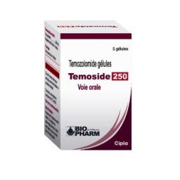Temoside 250 mg  - Temozolomide - Cipla, India