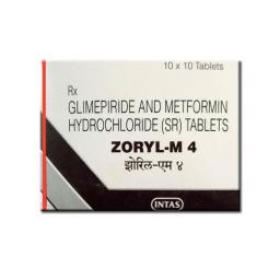 Zoryl M 4 - Glimeperide - Intas Pharmaceuticals Ltd.
